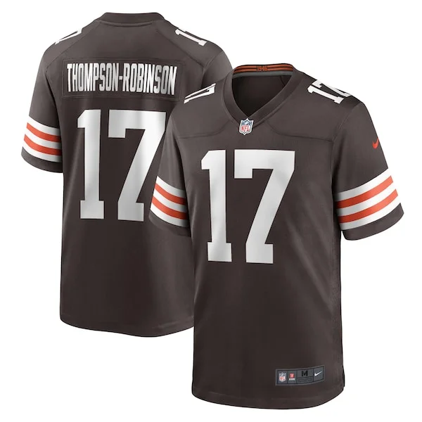 None Game NFL Jersey - Brown | Elite Football Apparel | NFL Football
