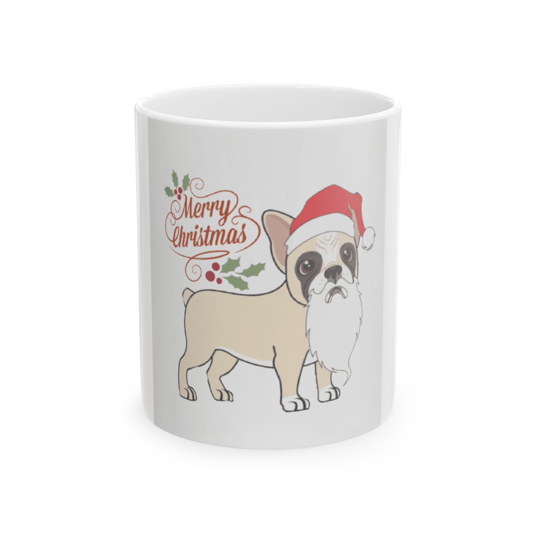 Stylish Mery Christmas - Ceramic Mug, (11oz, 15oz) for French