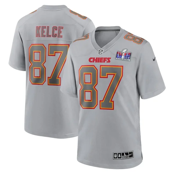 Kansas City Chiefs Game NFL Jersey - Gray | High-Quality Football A...