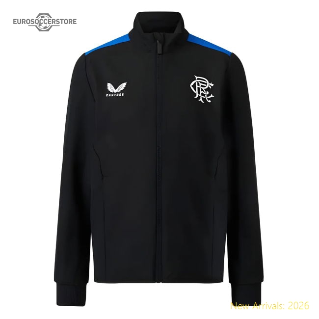 2023-2024 Rangers Home Anthem Jacket (Black) - Kids