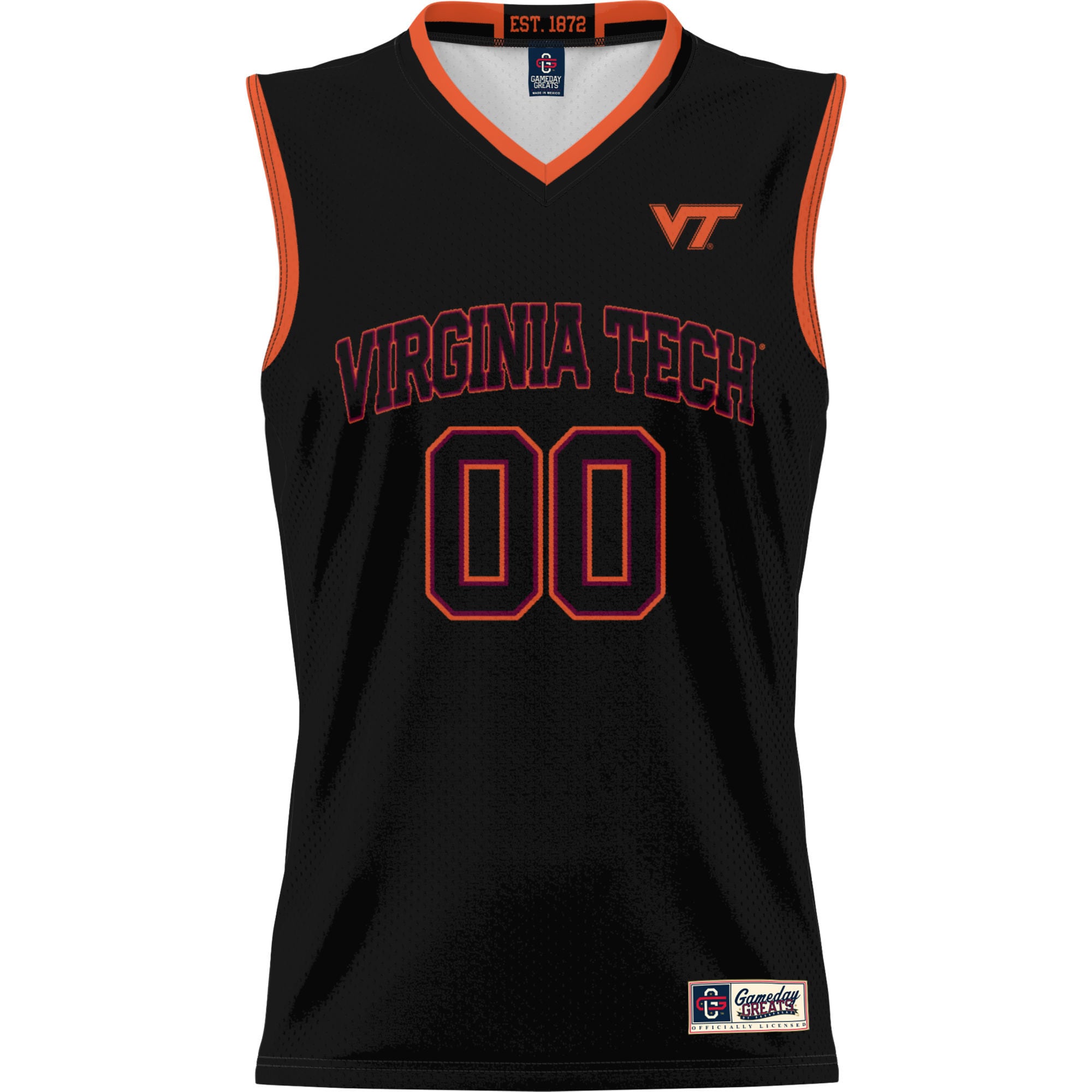 [DDG] Virginia Tech Hokies GameDay Greats Unisex Lightweight NIL Pick-A-Player Women's Basketball Jersey - Black