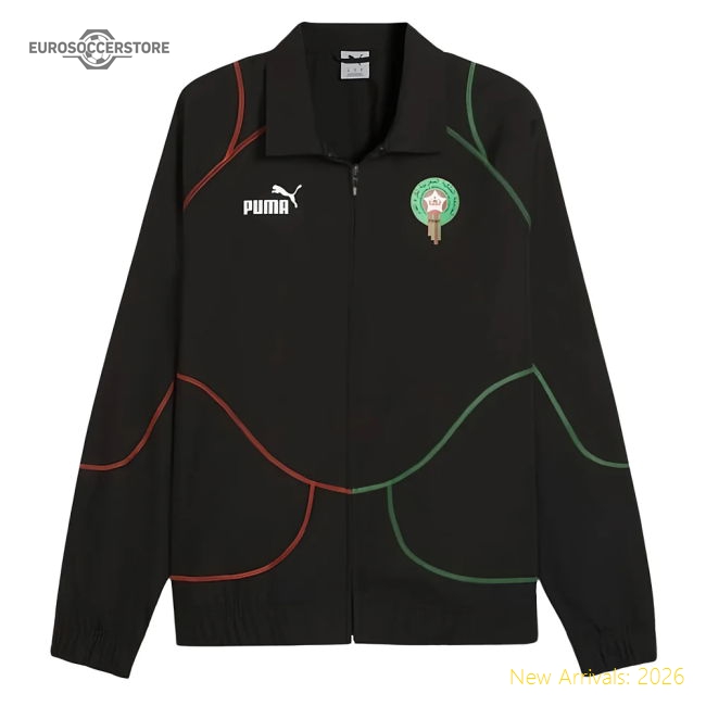 2025-2026 Morocco ftblStatement Track Jacket (Black)