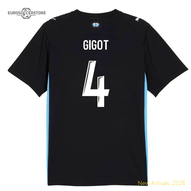 Supporter 2025-2026 Marseille Away Shirt (Kids) (Gigot 4)