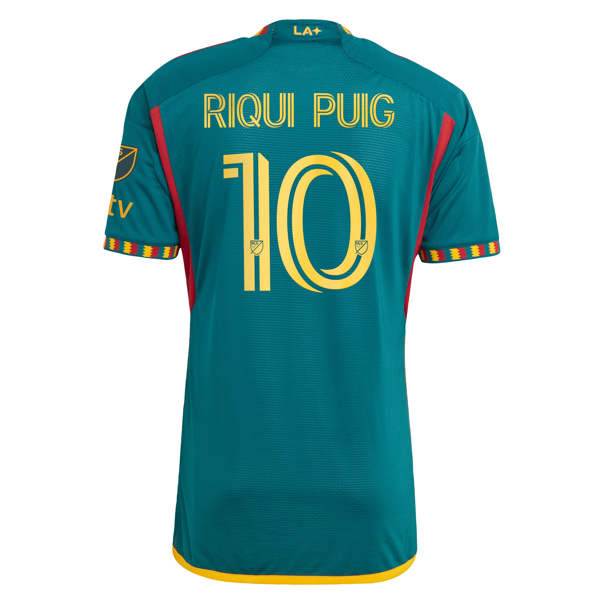 [SJH] Riqui Puig LA Galaxy 2024 LA Kit Authentic Player Jersey - Green