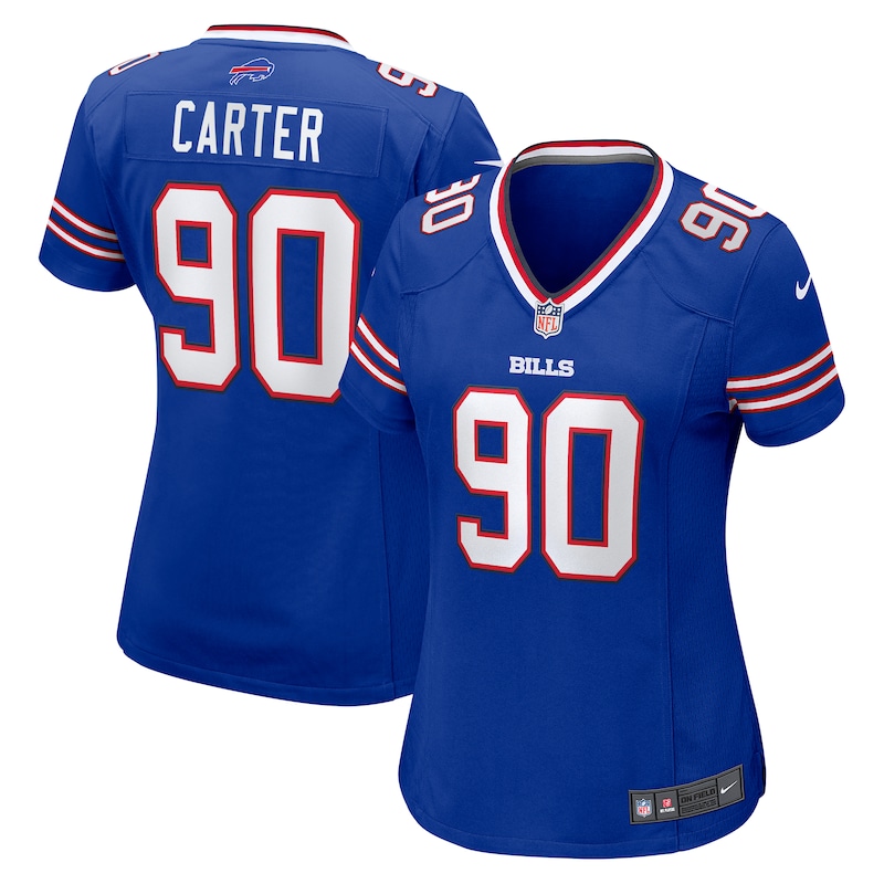 None DeWayne Carter BUF Bills Modern Top-Grade Jersey Football Apparel