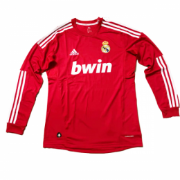 11-12 Real Madrid Third Away Long Sleeve Retro Jersey Shirt -