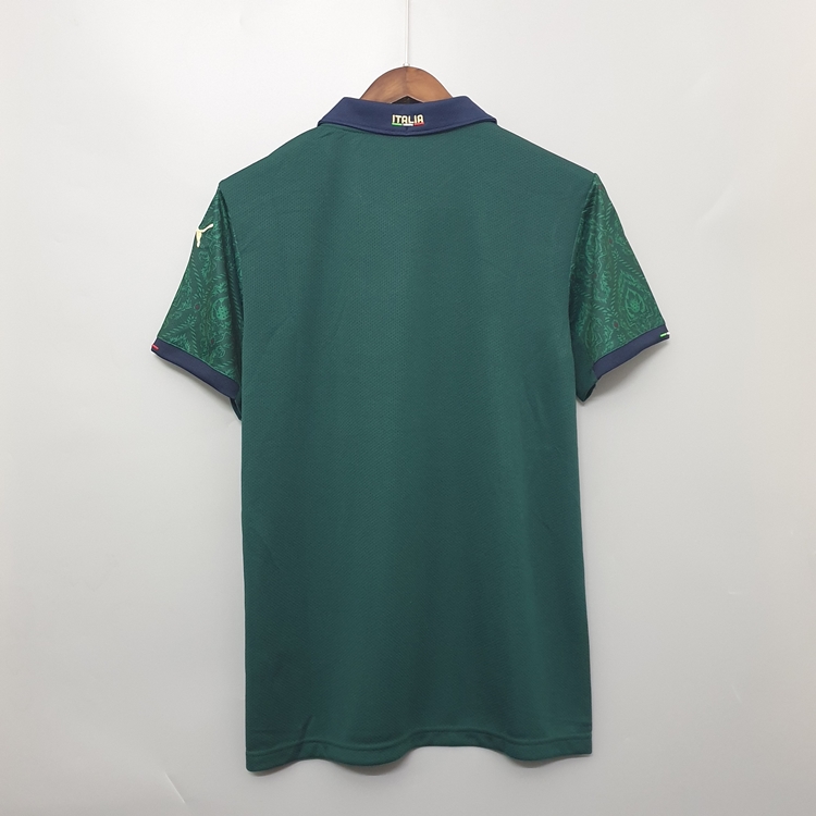 Euro 2020 Italy Third Green Soccer Jersey Football Shirt - Official