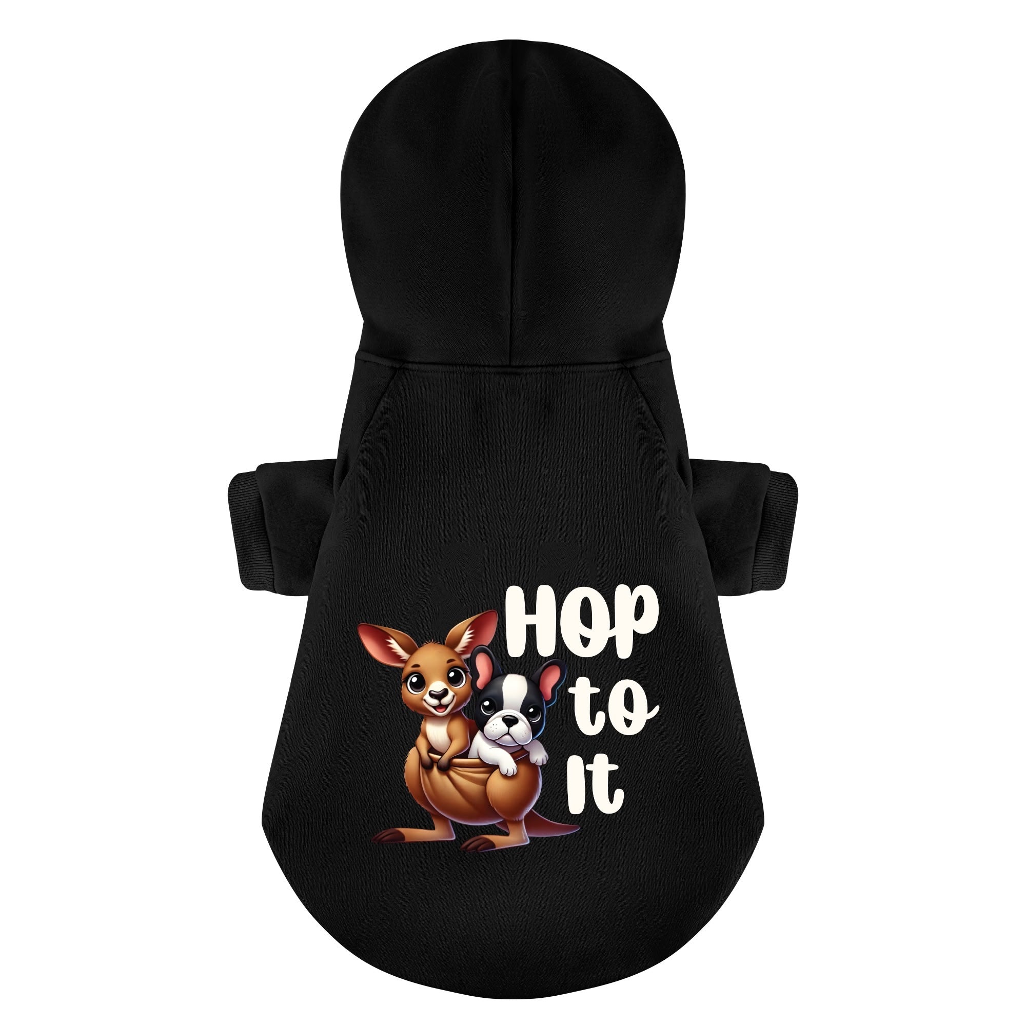 French Bulldog Hop To It Personalized French Bulldog Hoodies With