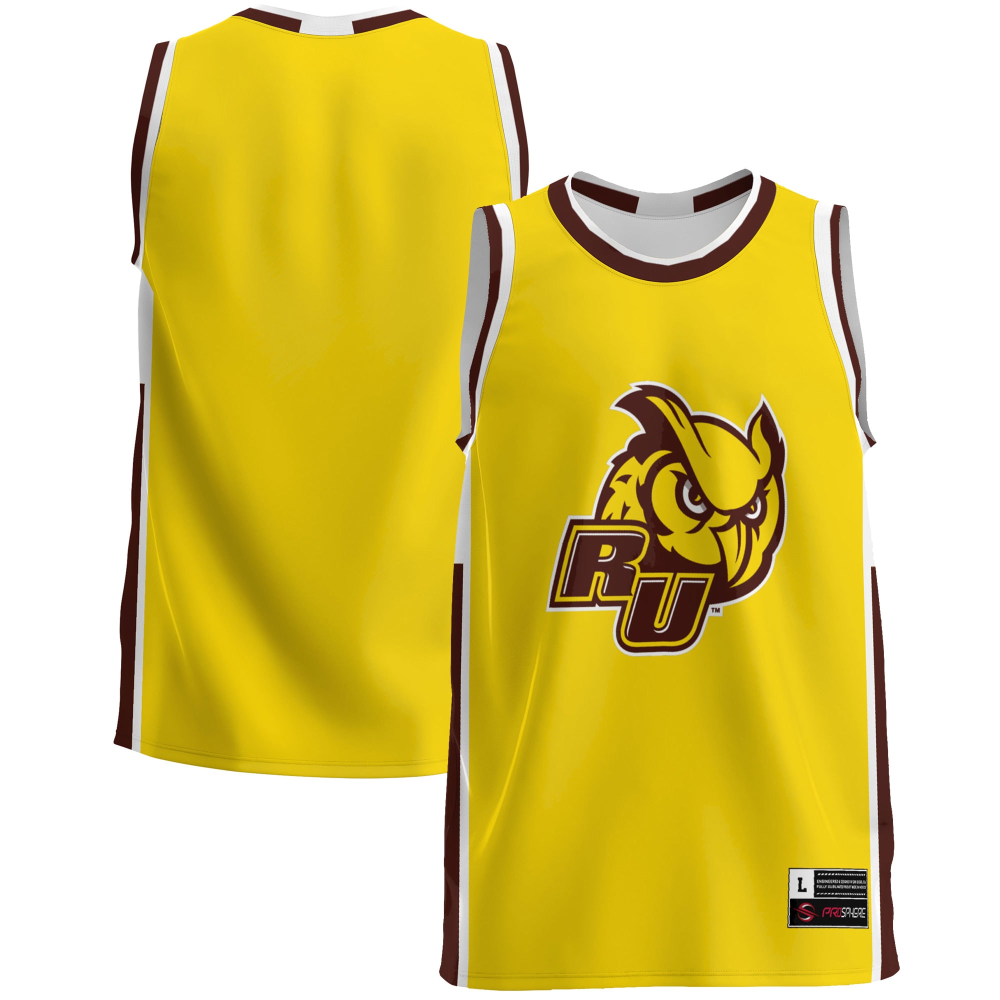 [NJP] Rowan Profs GameDay Greats Lightweight Basketball Jersey - Brown