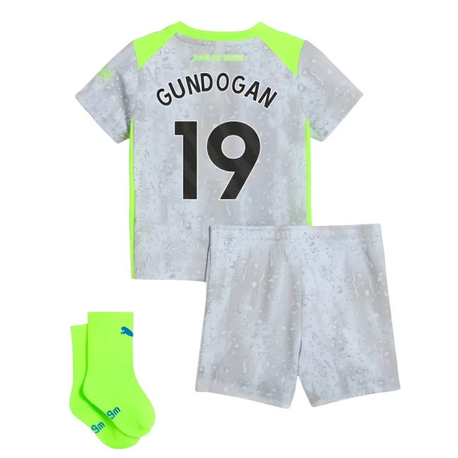 football shirt 2025-2026 Man City Third Baby Kit (Gundogan 19)