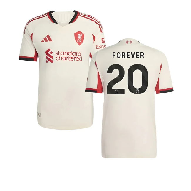 2025-20 Liverpool Authentic Away Jersey Forever #20 L S