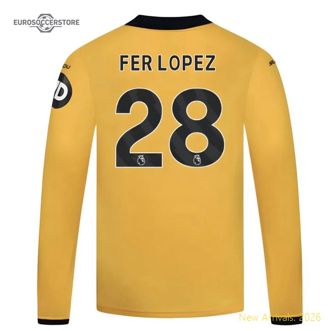 Football Team Kids Soft Fer Lopez Jersey 2025-2026 Breathable