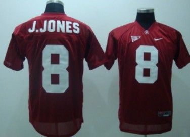 Men's ALA Tide Red 2024 embroidered None #8 match worn Jersey
