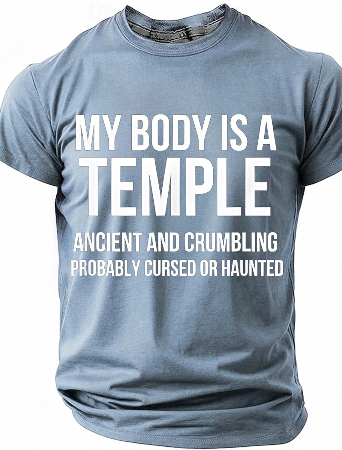 Men's T-Shirt Funny Graphic Short Sleeve UNDIAGNOSED BUT SOMETHING AIN'T RIGHT Lifestyle Humor Tee