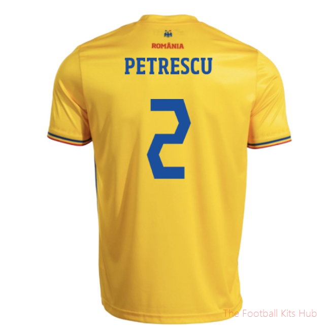 [JED] 2025/26 Romania Home Replica Shirt (Petrescu 2)