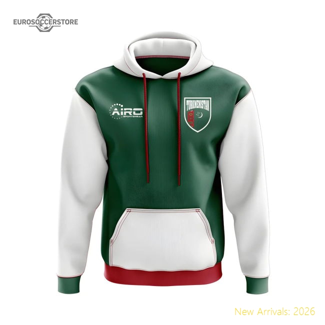 Exceptional Turkmenistan Concept Country Football Hoody (green)