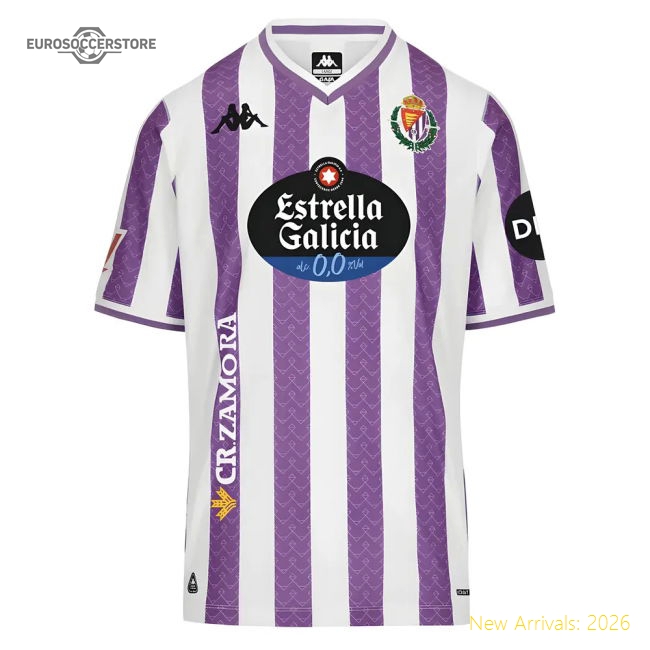 Official Professional-Grade 2025-2026 Real Valladolid Home Shirt