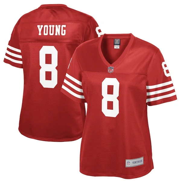 San Francisco 49ers Replica NFL Jersey - Scarlet | Top-Grade Footba...