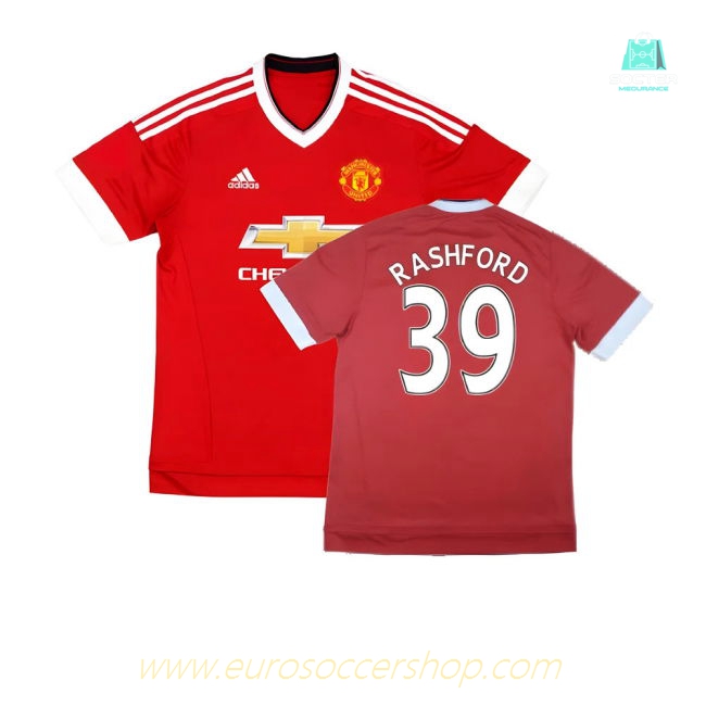 Manchester United 2015-16 Home Shirt (Excellent) (Rashford 39)