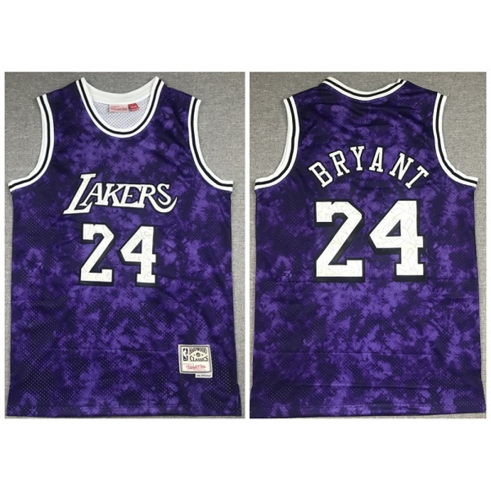 Premium Quality Men's LA Lakers #24 Kobe Purple Basketball Jersey