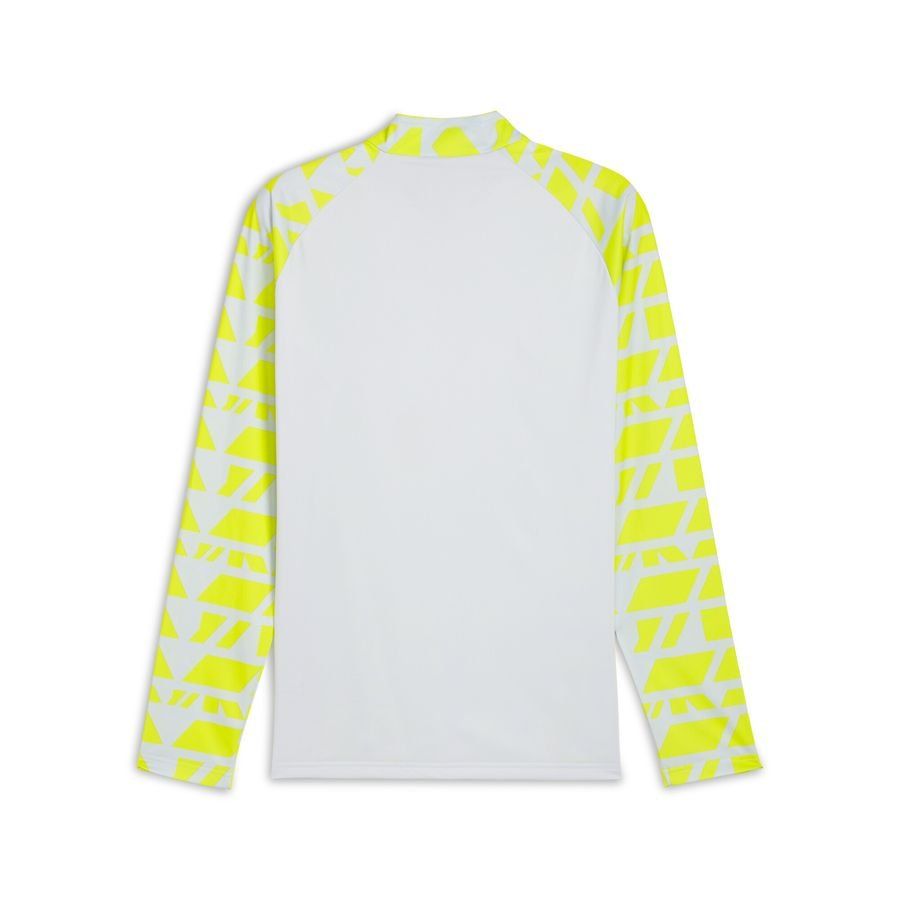 Dortmund Training Shirt Pre Match 1/4 Zip Silver Metallic/yellow Alert