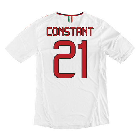 13-14 AC Milan 21 Constant Away White Soccer Shirt - Official Replica