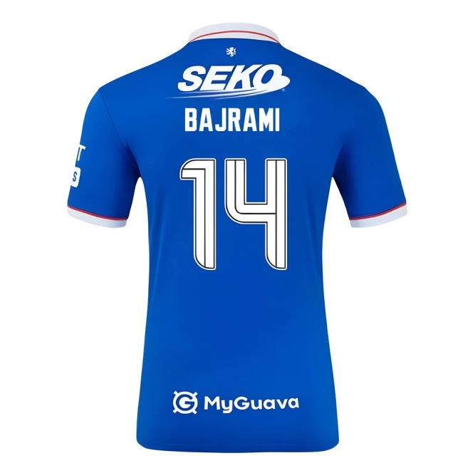 Genuine Rangers Fc Bajrami 1 #4 Official Merchandise Licensed Product