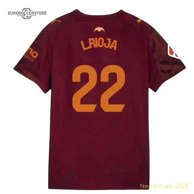 Performance Genuine 2025-2026 Valencia Away Shirt (L.Rioja 22)