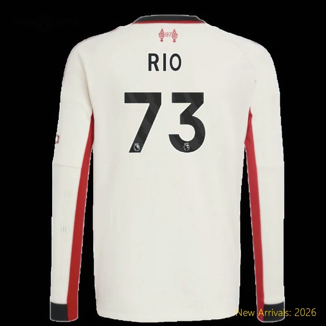Durable Kids Liverpool Rio Jersey 2025-2026 Moisture-wicking