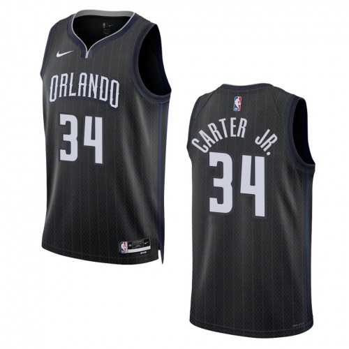 Orlando Orlando Magic #34 Wendell Carter Jr. Unisex Nike Black 2022-23 Swingman Jersey ¨C City Edition Mens