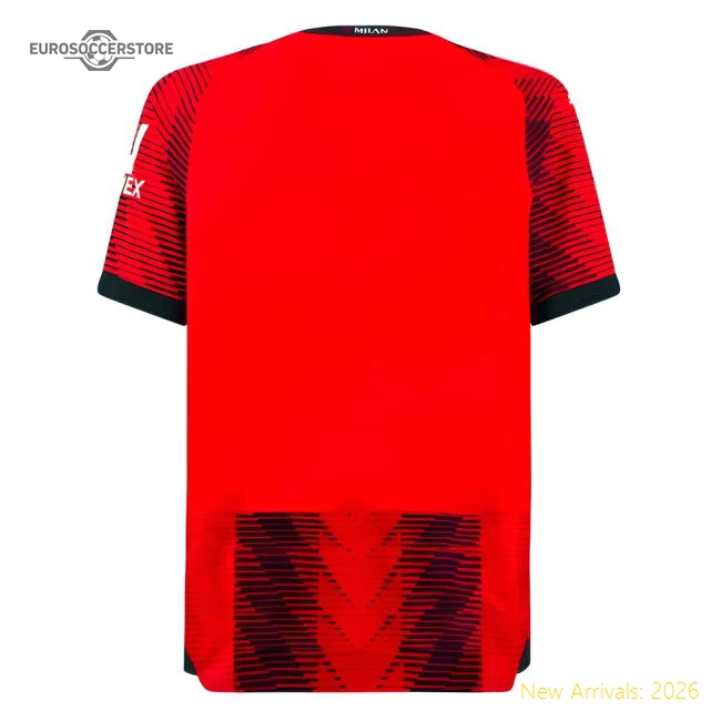 2023-2024 Ac Milan Home Authentic Shirt - Fan Collection
