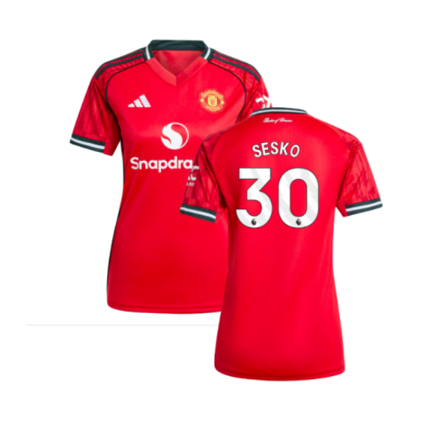 2025-2026 Man Utd Home Kit (Womens) (Sesko 30)