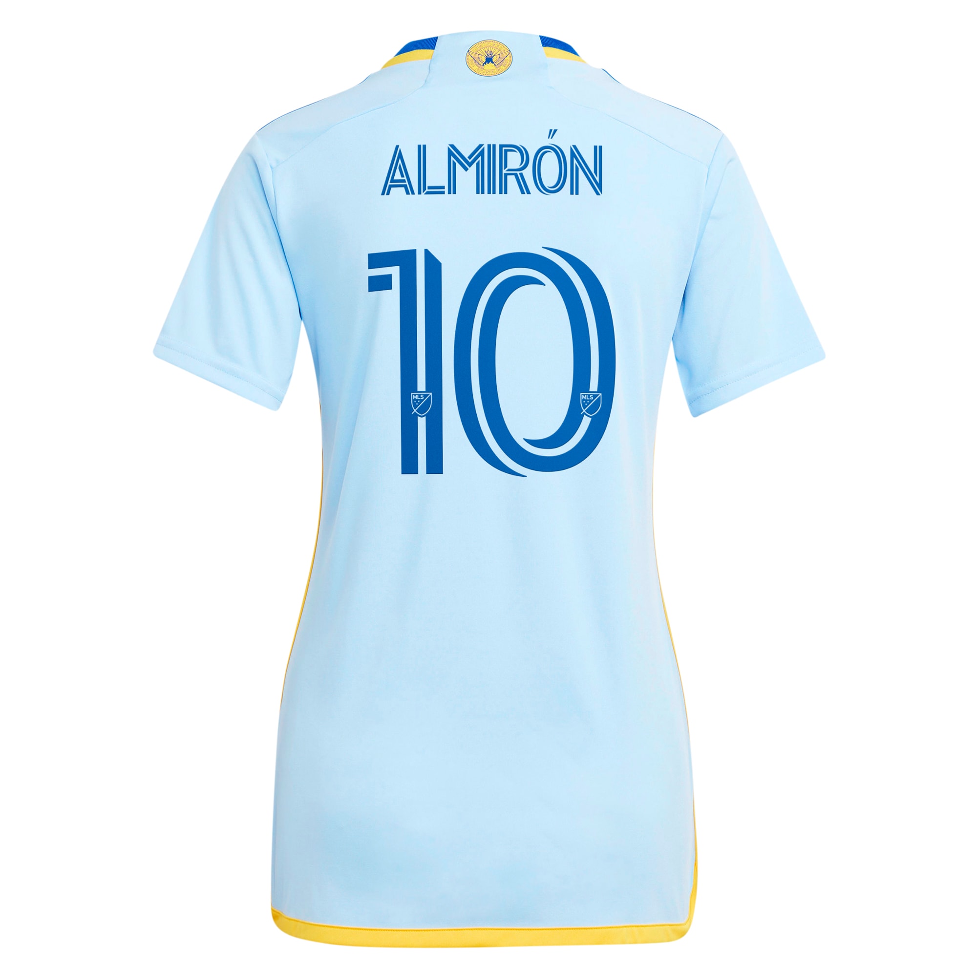 [SJH] Miguel Almiron Atlanta United FC Women's 2024 The Resurgens Kit Replica Player Jersey - Light Blue