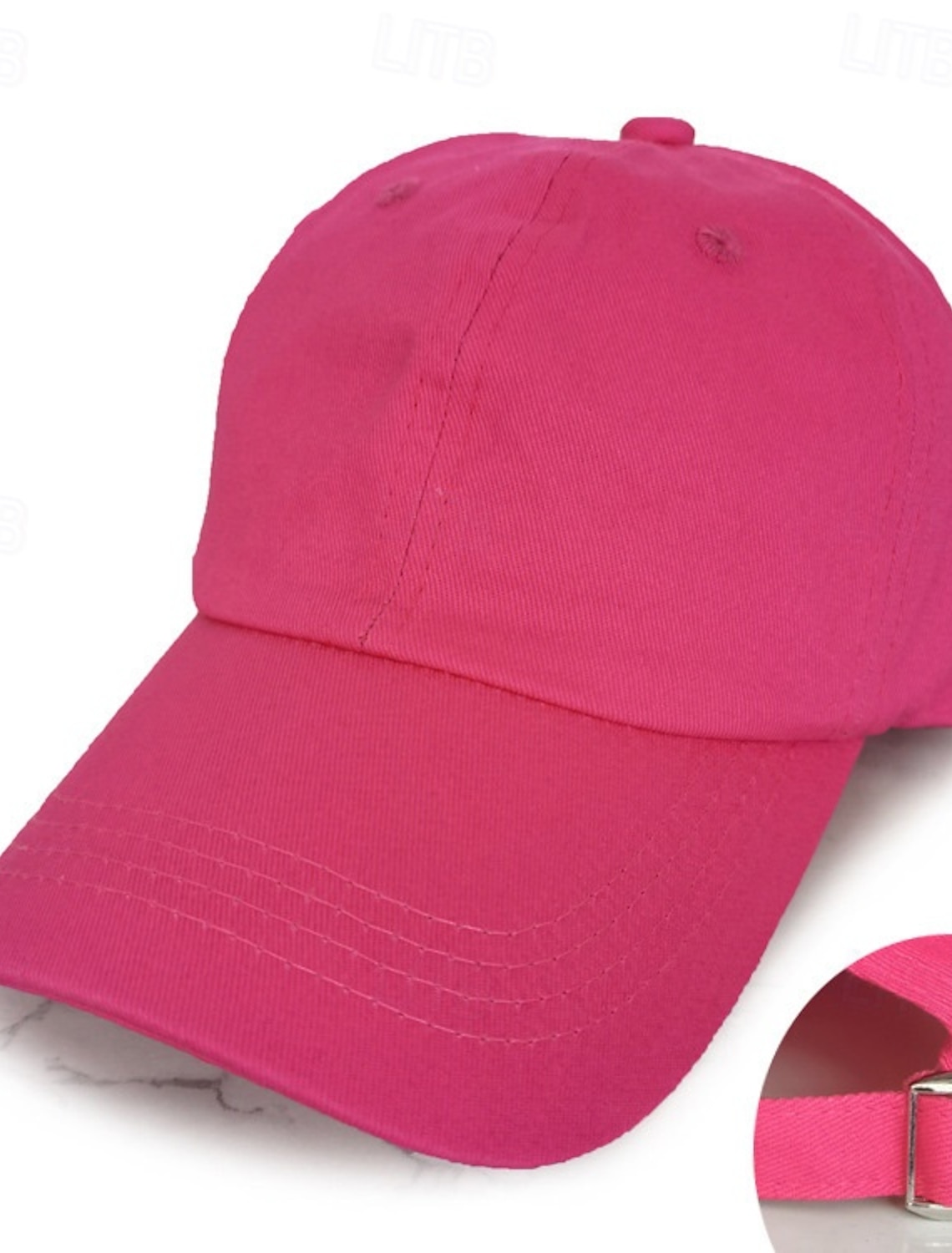 Men's Baseball Cap Black White Cotton Streetwear Stylish Casual Daily Outdoor clothing Holiday Plain Sunscreen