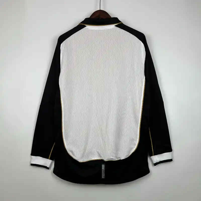 2001-2002 Long Sleeve Manchester United100th Anniversary Soccer retro kit