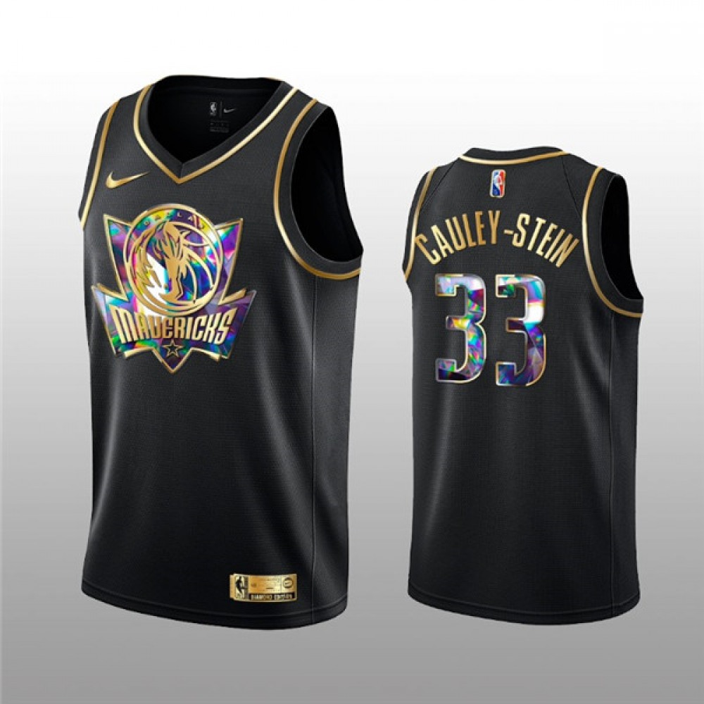Dallas Mavericks 33 Jersey - Black Golden Edition - NBA Collection