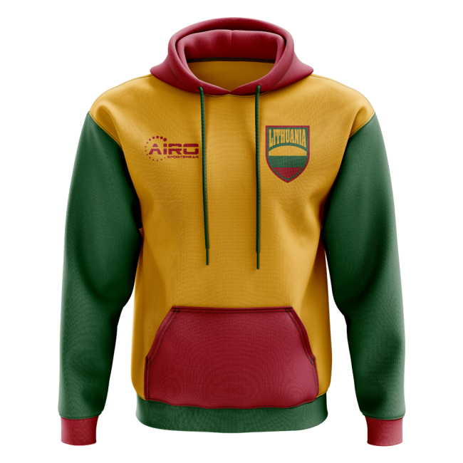Lithuania Concept Country Football Hoody (Yellow) Worldcup