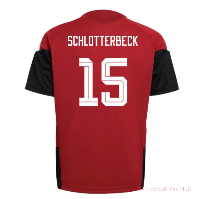 [LK] 2026/27 Germany Training Jersey (Red) - Kids (Schlotterbeck 15)