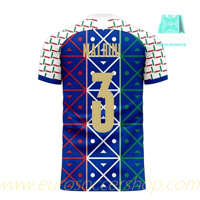 2025-2026 Season Italy Home Kit Libero Collection (MALDINI 3)
