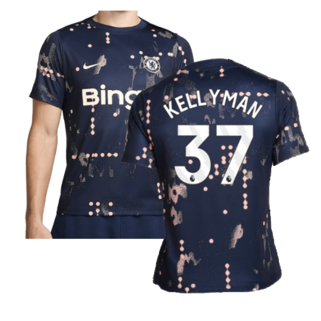 Chelsea Chelsea Academy Pro Pre Match Shirt Obsidian Kellyman #37 ...