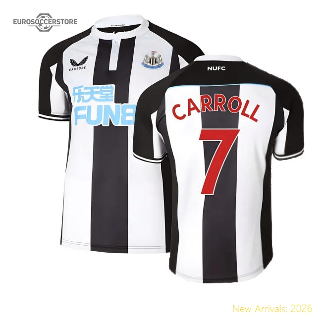 Premium 2021-2022 Newcastle United Home Shirt (carroll 7) - Premium