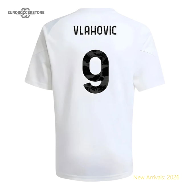 2025-2026 Football Team Kids Non-toxic Vlahovic Jersey Fabric