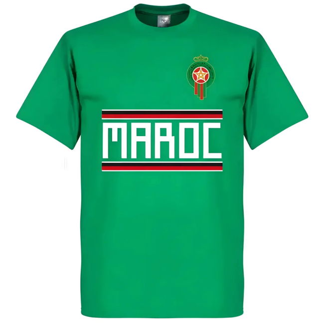 Limited-Edition Morocco Hakimi Team T-Shirt - Green Elite