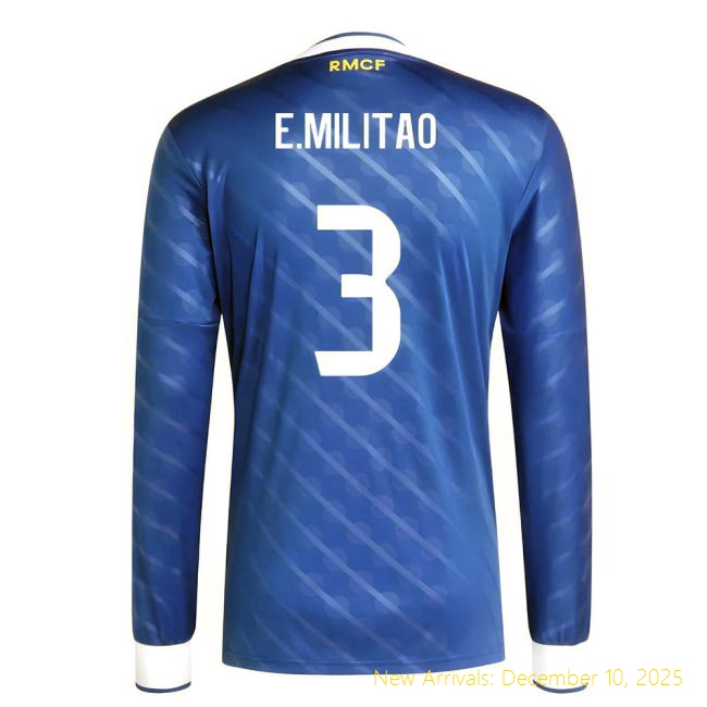 2025-2026 Real Madrid Long Sleeve RM High-Quality Third Shirt 15