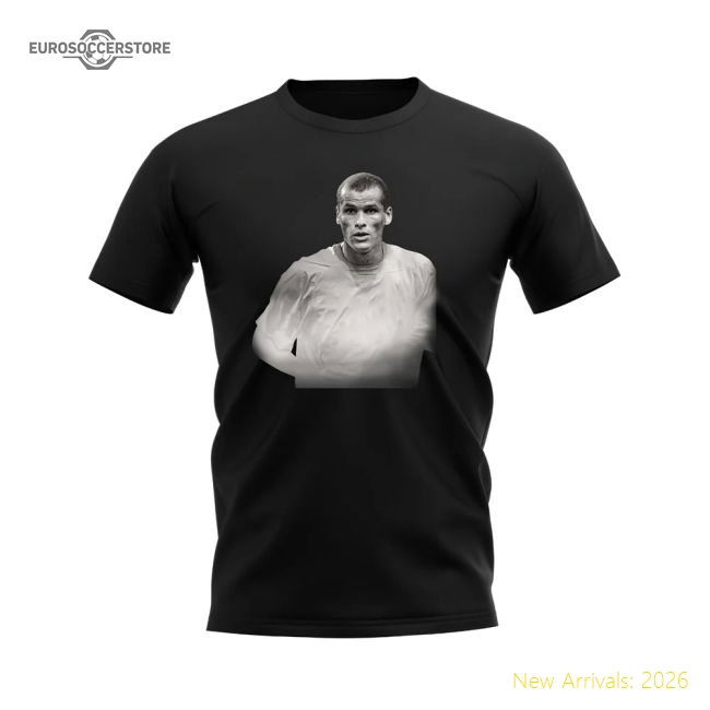 Rivaldo Brazil National Teams Icon Football Tee Black Xsb (3-4 Years)