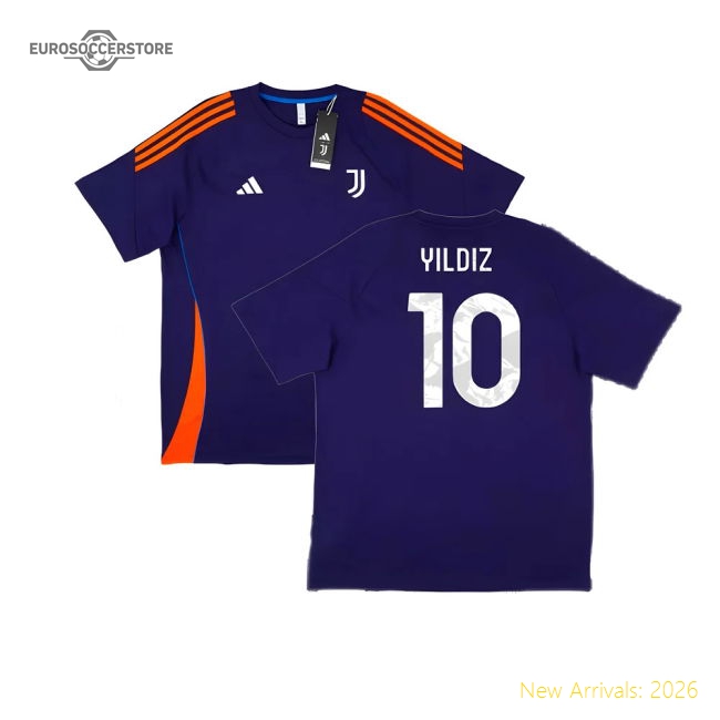 Trending 2024-2025 Juventus Training Tee (Navy) (Yildiz 10)
