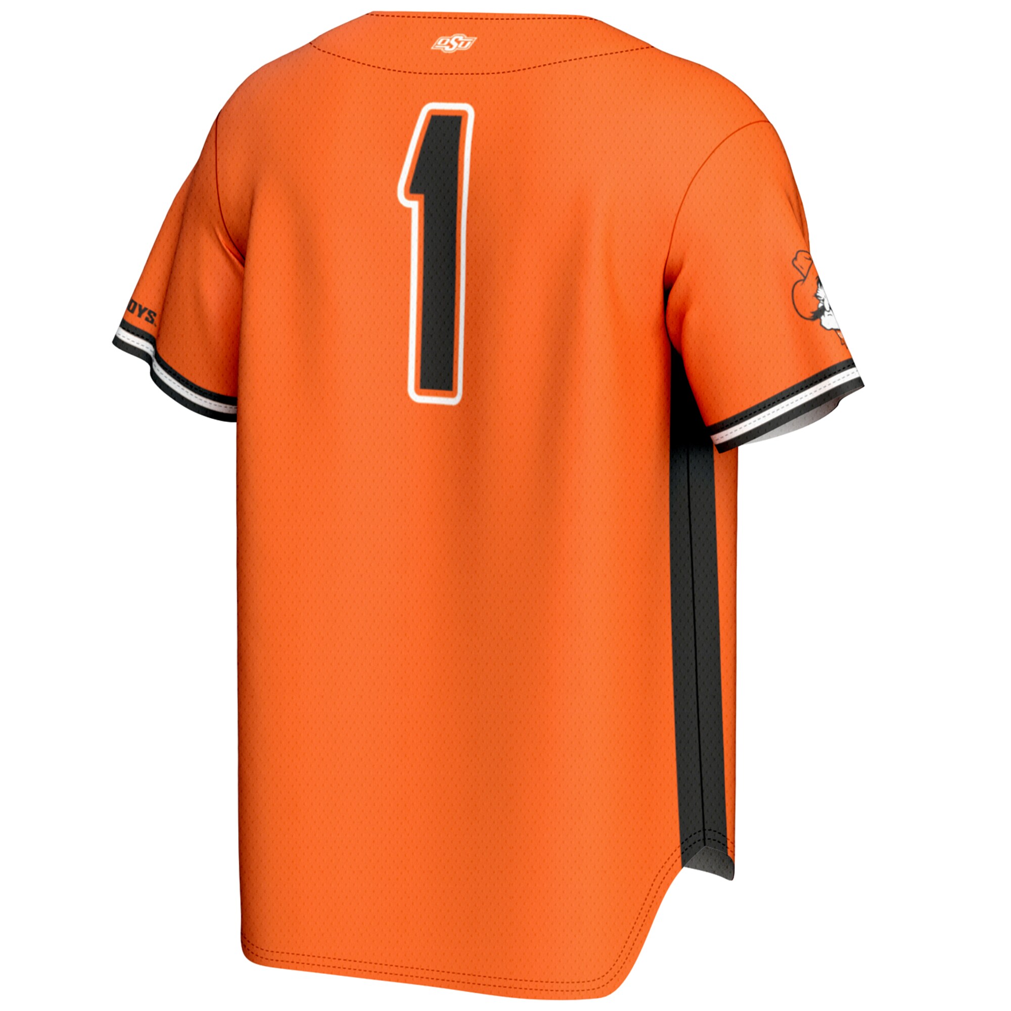 [NJP] Oklahoma State Cowboys GameDay Greats Youth Lightweight Baseball Fashion Jersey - Orange