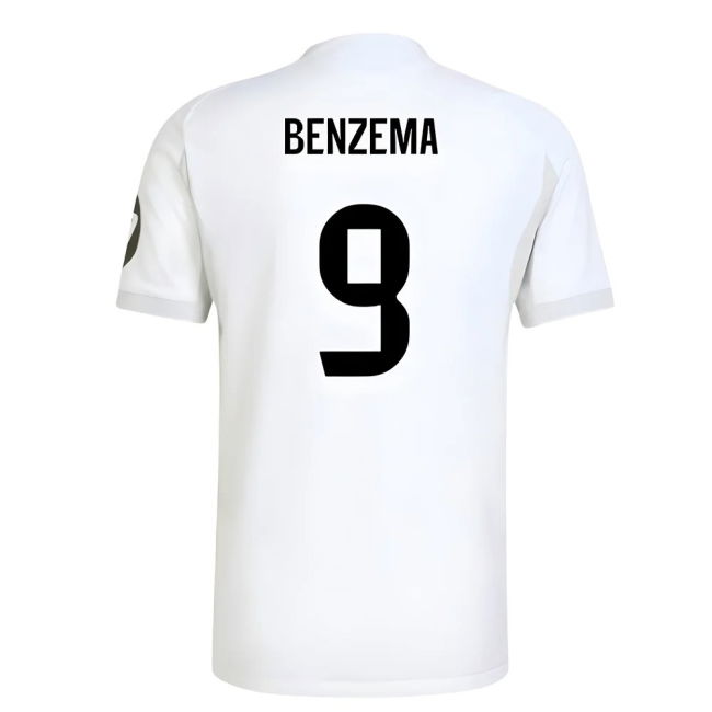 2025-2026 Real Madrid Authentic Home Shirt (Benzema 9)