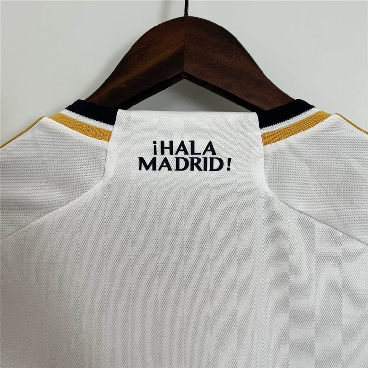 Quick Dry Real Madrid 2324 Home White Soccer Jersey Football Shirt