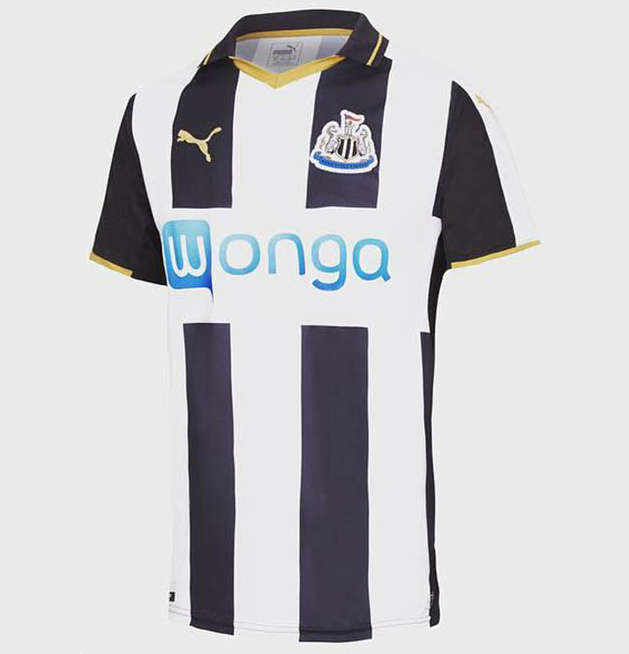 Quick Dry Newcastle United Home 201617 Soccer Jersey Shirt